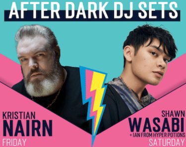 Kristian Nairn and Shawn Wasabi!  