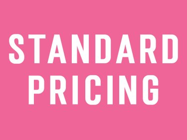 Standard Pricing 