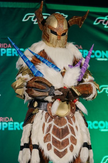 Florida Supercon 2025 Cosplay Winner Third Place MonsterMoth Props As Banbaro Armor